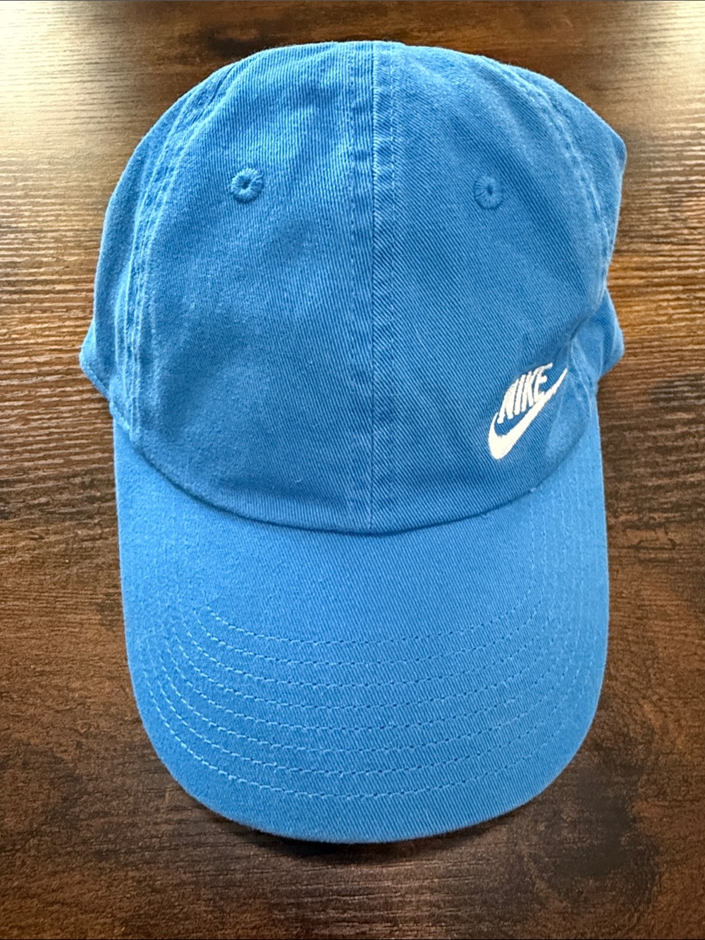 Nike Kids Light Blue Cap with White Swoosh
